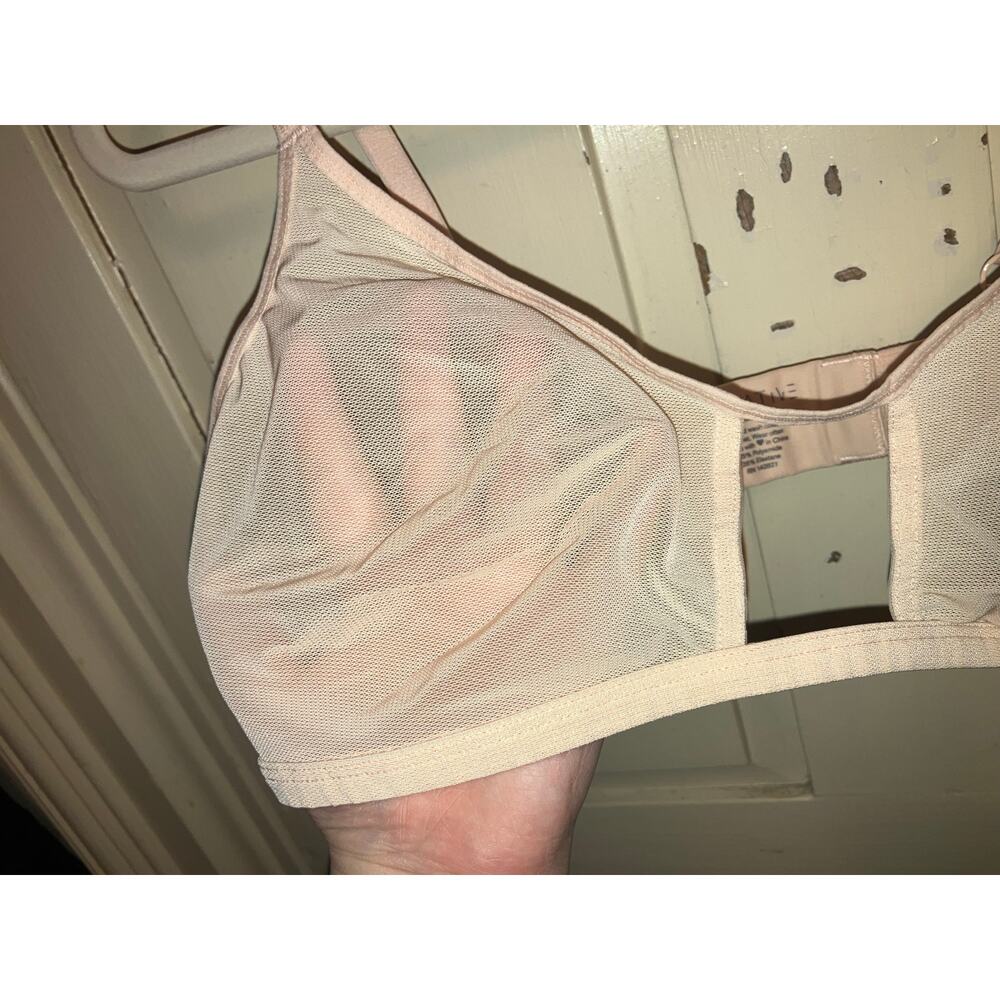 Negative Underwear Sheer Light Pink Bralette - Picture 4 of 6